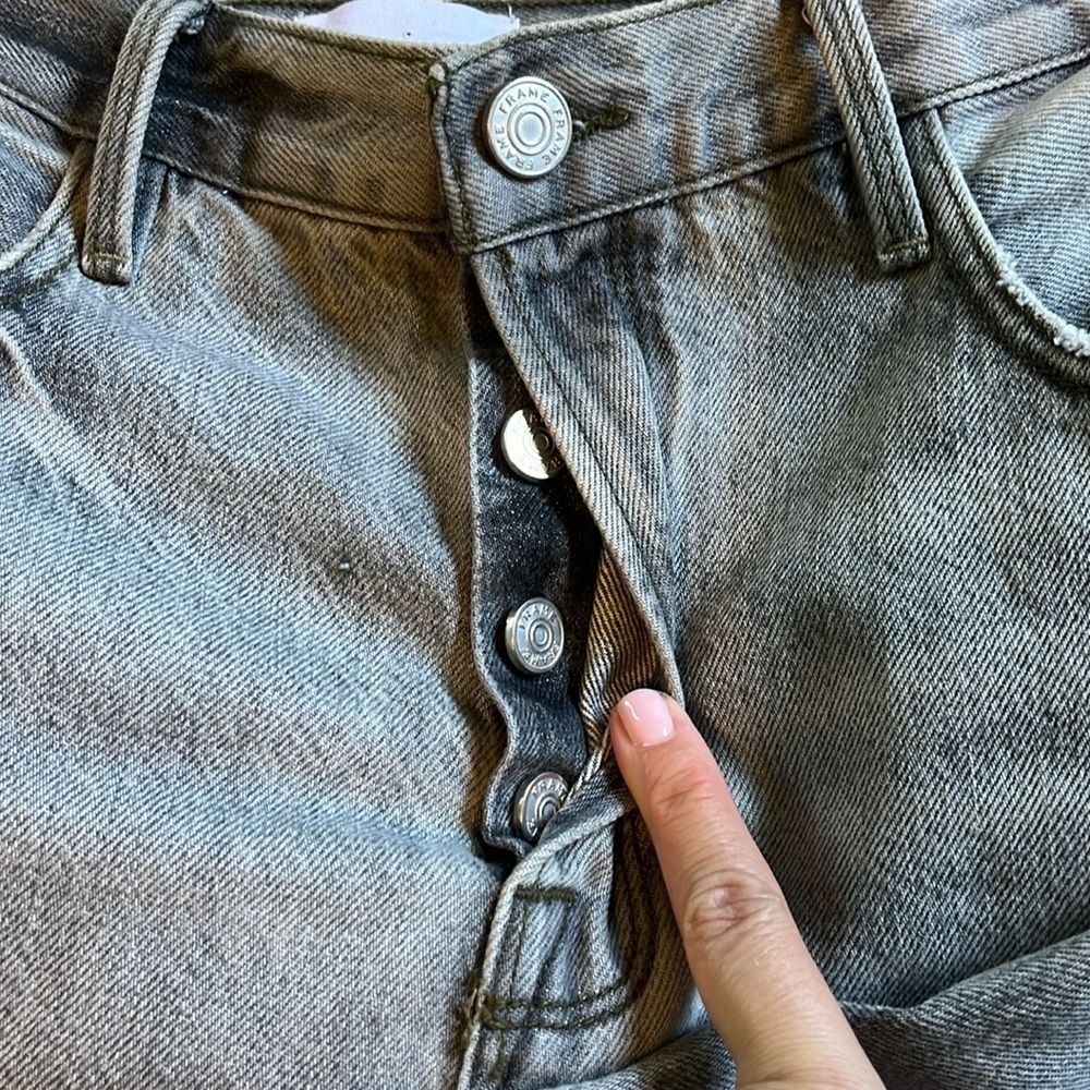Frame Le Original Gray Jeans Size 30 - Picture 6 of 11